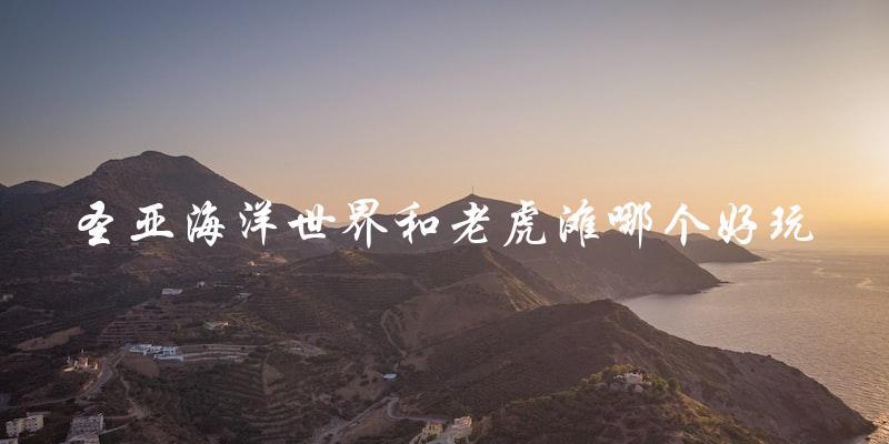 圣亚海洋世界和老虎滩：哪个更好玩？