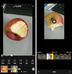 抖册教程，vlog中怎么实现苹果一口口被吃掉了