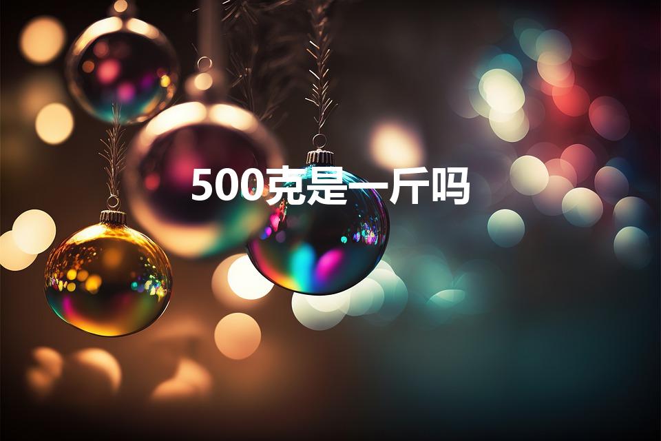 500克是一斤吗（500克是多少斤）